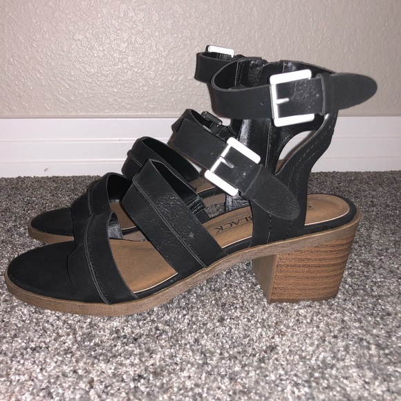 BKE Shoes - **NEW** SOLELY BLACK BY BKE CABRIAL HEELED SANDAL
